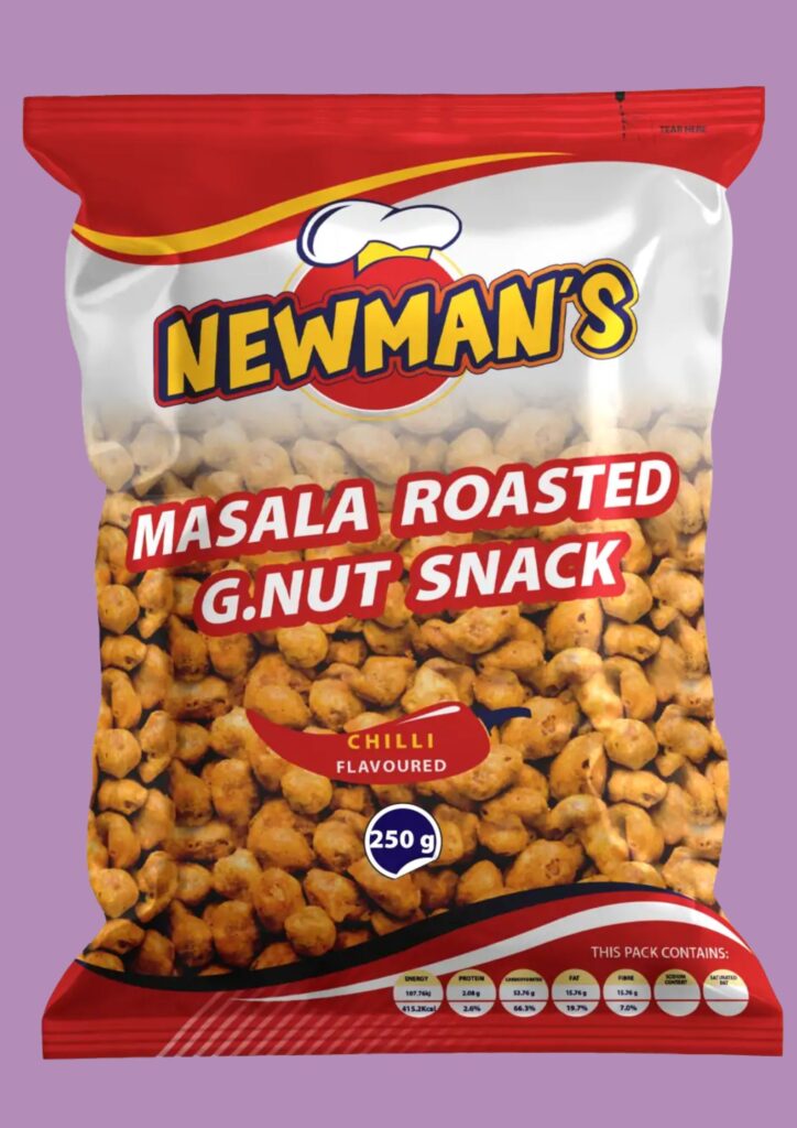 Clear product image of Newman’s Masala Roasted G.Nut Snack – Chilli Flavour