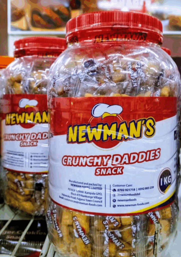 A close-up image of Newman's Crunchy Daddies Containers