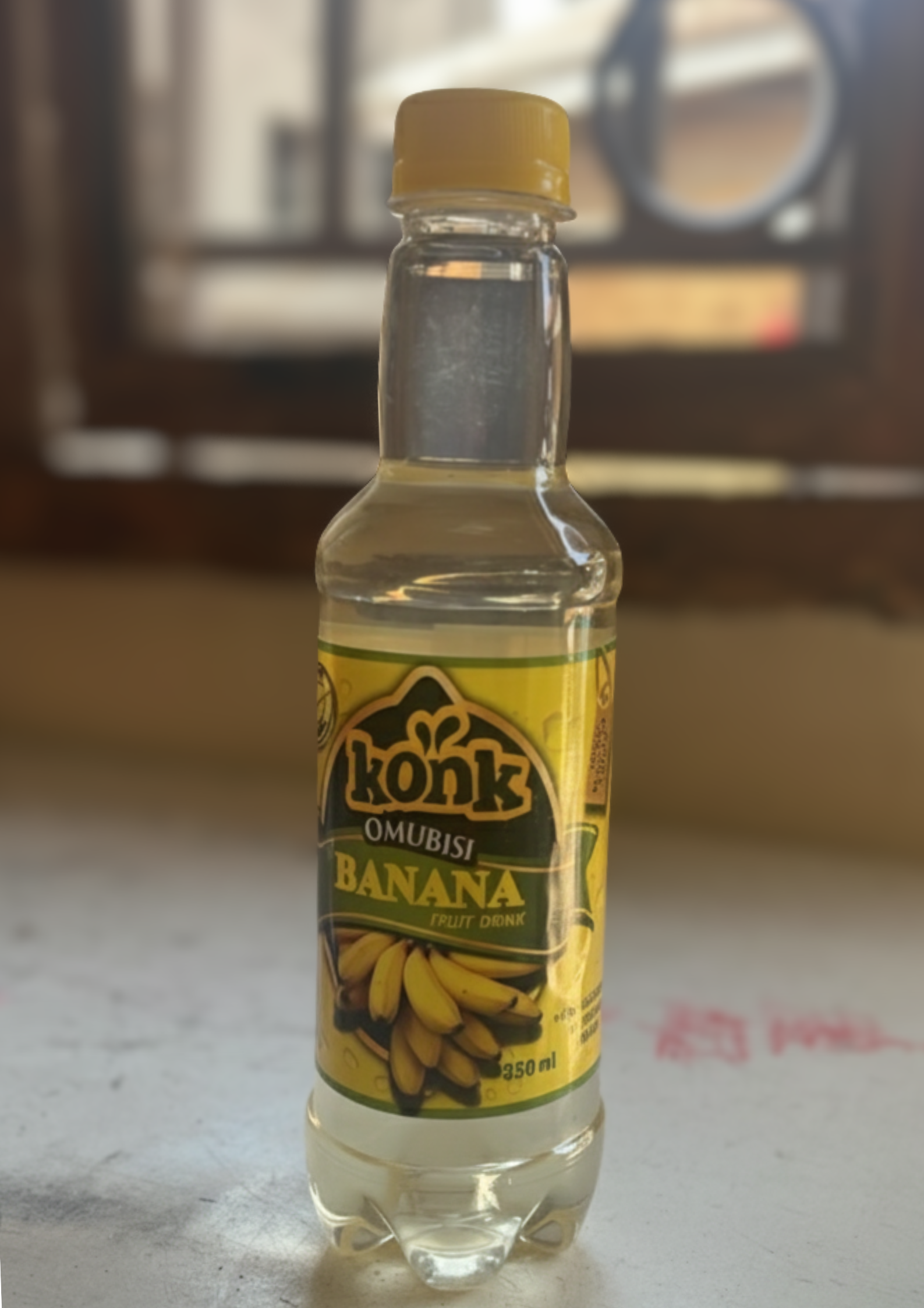 A close up shot of Konk Banana Juice